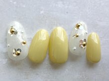 アブニール 我孫子店(ＡＶＥＮＩＲ)/ホロフラワーネイル新規¥6,160 