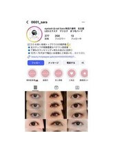 アイラッシュサロン サラ(sara)&nbsp;Instagram 