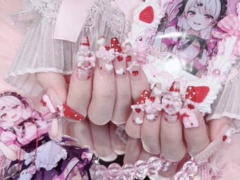 【Akari】バレンタインネイル