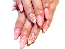 ネイルサロン ビアン(Nail Salon bian)/ワンカラー＋アート