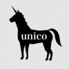 リラクゼーションラボ ユニコ(unico)ロゴ