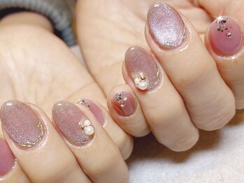 ネイルマジック 仙台一番町店(NAIL MAJIC)/春色マグネットネイル