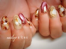 ネイルトップエクル(nail top E CRU)/leopard magnet