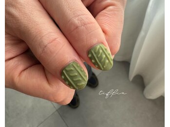 ネイルサロン ティフィン(tiffin)/～冬定番ニットネイル～