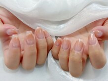 プティ アイビューティ 京橋店(peTiT eyebeauty)/チークネイル　オレンジ　