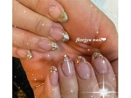 ガラスフレンチnail