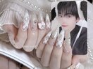 【mio】チェックネイル