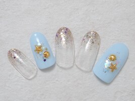 貝殻ネイル