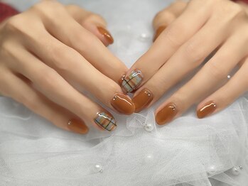 ピョルム(PYORM.)/秋チェックネイル