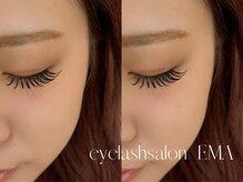 お目元を見極め、太さ/長さ/カール感/装着角度を厳選します♪