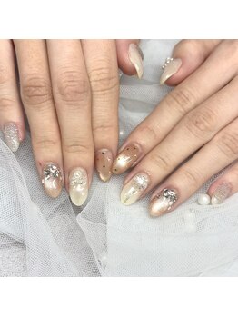 アイリッシュネイル 久屋大通店(Irish Nail)/スノードーム風ネイル