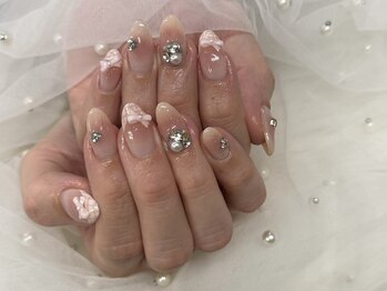 テネル 横浜(tener)/>>mini ribbon nail ♪
