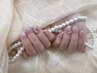 ワンカラー／ラメグラ＋パーツ2個→￥5600