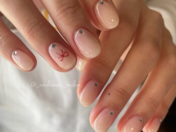 アンドココ 下北沢店(And & coco.)/リボンネイル