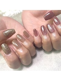 ちぐはぐネイル