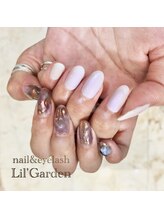 リルガーデン 新宿南口(Lil' Garden)/オーロラ×ニュアンス凹凸