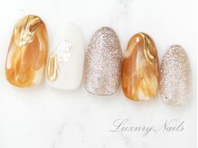 ラグジュアリーネイルズ オオミヤ(Luxury Nails Omiya)/キラキラ*ニュアンスネイル