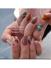 エーモアー(a'more)/べっこう　カフェオレネイル