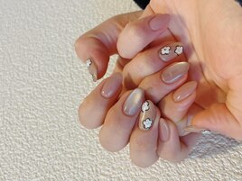 定額デザイン/お花ネイル