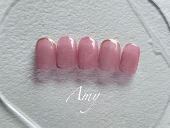 エイミー 大宮店(AMY)/シンプルミラーネイル
