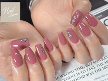 ネイルセッション(nail session)/春気分な大人ピンク