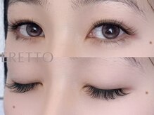 エレット 渋谷店(ERETTO)/ Wフラットラッシュ80束/160本