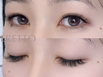 エレット 渋谷店(ERETTO)/ Wフラットラッシュ80束/160本