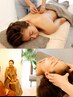 体施術★人気No3【首肩背中鍼＋黄土よもぎ＋ヘッドマッサージ】60分/8900円★