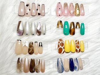 リールエム 高石店(Riru_M)の写真/サンプル8種類をご用意！ハンド定額Artコース¥6050♪学割U24クーポン120分ハンド付け放題¥7480!!