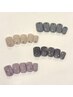 【Hand】ワンカラー＋12種類から選べるストーン10粒