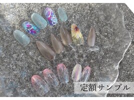 ひまわりネイル×マグネット
