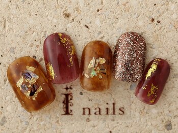 アイネイルズ 町田店(I nails)/秋色ニュアンスネイル8480円