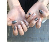 グラマラス アンジェアイ 荻窪店(glamourous ange eye)/大理石ネイル