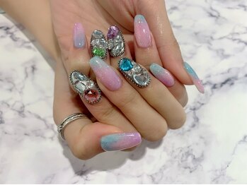 ネイルキュート アンド クールラッシュ 亀有店(nailcute & CoolLash)/埋め尽くしネイル