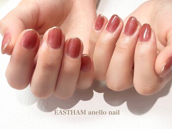 イーストハムアネーロネイル(EAST HAM anello nail)/持ち込みデザイン　￥6600