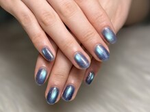 ミリミリネイル(MILI mili nail)/奥行きマグネット★ブルー系