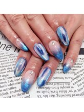 ネイルギャラリーアヴァン(NAIL GALLERY Avant)/ブルーストライプ