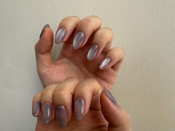 エモ(emo)の写真/町田駅すぐ★くすみカラー・シンプルニュアンス系ならお任せ♪1級取得ネイリストによるプライベートサロン