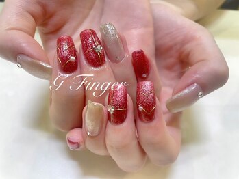 マグネット&ミラーアートネイル