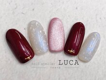 ネイルアトリエルカ(nail atelier LUCA)/W-365　大人可愛い秋冬ネイル