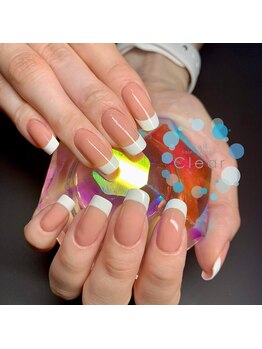 クリアー 日本橋小伝馬町(Clear)/当店人気のジェルフレンチ