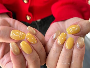 レアネイル(Lea nail)/春のシンプルデザイン