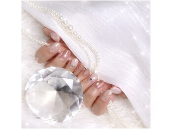 ラヴィーネイル(Ravie nail)/上品ピンクベージュネイル