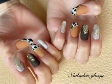 ネイルサロン グロッシー(Nail salon glossy)/アニマル柄ネイル☆