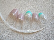 ネイルサロン ブランシュール(Nail Salon Blancheur)/ドット２重フレンチ