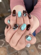 サフィールネイルサフィールネイル(Saphir nail)/チョコミントネイル