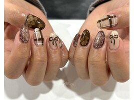 ～ガーリーブラウンネイル～