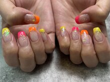 ミコ(MIKO)/ラメ　フレンチ　ネオン