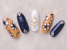 ネイルプラザ 河原町OPA店(NAIL PLAZA)/定額￥7800★レトロフラワー