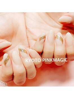 ピンクマジック(PINKMAGIC)/ミラーニュアンスネイル